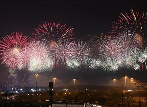 嵊州市焰火晚会